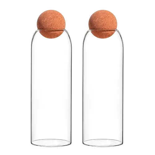 Juego de 2 tarros para almacenamiento Home Trends - 1000 ml