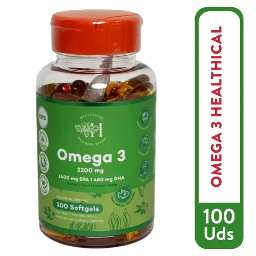 Omega 3 Healthical Limon Epa Dha 100u