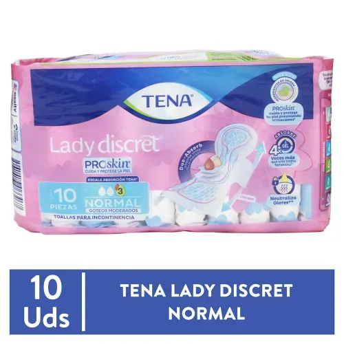 Tena Lady Discret Normal 10 Unid Ea