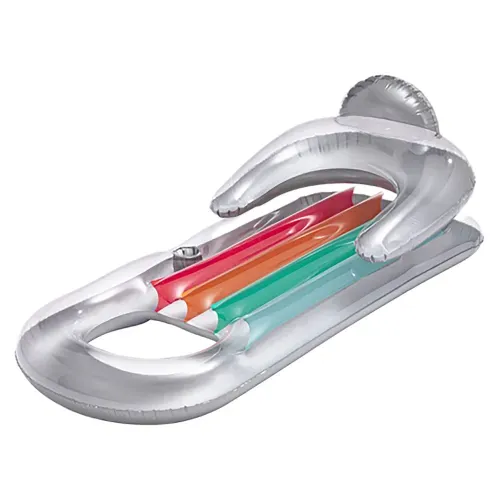 Colchón inflable Bluescape individual para piscina - 63x30x23 pulgadas