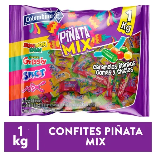 Confites Pinata Mix 1 Kg 1020gr