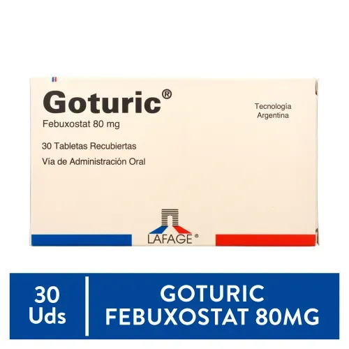 Goturic 80mg x 30 Tabletas