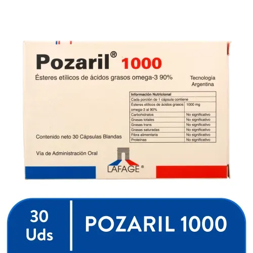 Pozaril 1000mg x 30 Capsulas