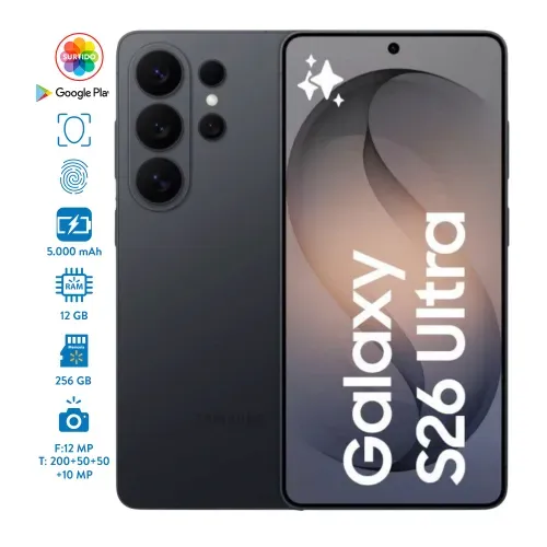 Celular Samsung Galaxy S26 Ultra 12GB RAM y 256GB Almacenamiento, Colores Surtidos