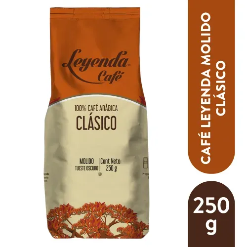 Café Leyenda Puro Molido Clásico 250 g
