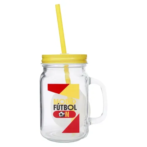 Jarra Mainstays Mason con pajilla