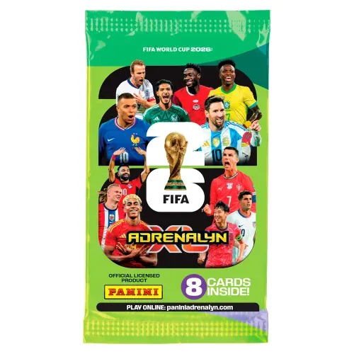 Sobre card Panini Adrenalyn Mundial 2026