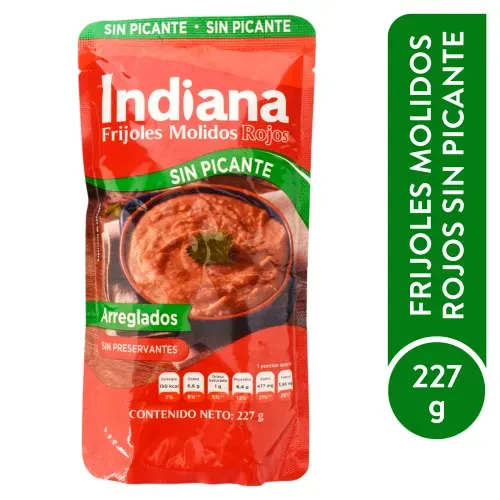 Frijol Molido Rojo Marca Indiana -227gr