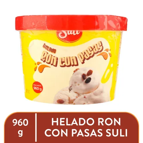 Helado Sabemas, Ron con pasas -960g