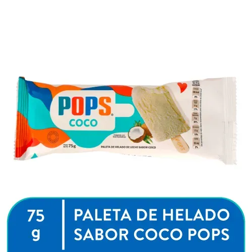 Paleta Pops Coco - 75 g
