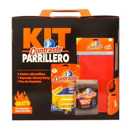 Kit Parrillero Contraste Mas Encend 1 Unidad