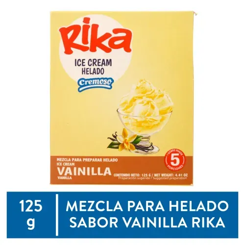Mezcla Polvo Helado Rika Vainilla 125 g