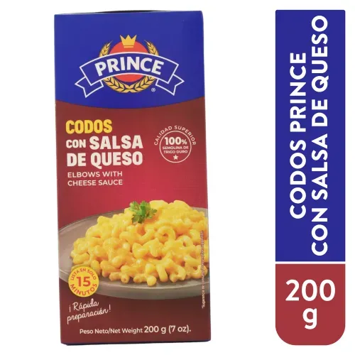 Pasta Prince Coditos Con Salsa Queso - 200 g