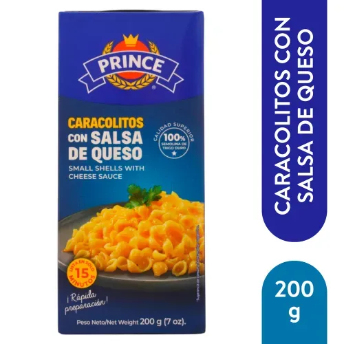 Pasta corta Roma caracolitos sabor salsa de queso - 200 g