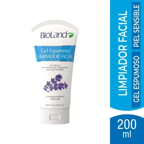 Gel Espumoso Bioland Limpiador Facial - 200 ml
