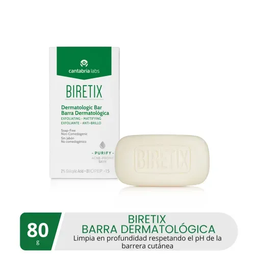 Barra Dermatológica Biretix antiacné - 80 g