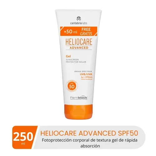 Fotoprotector solar Heliocare Advanced en gel Gel SPF50 - 250 ml