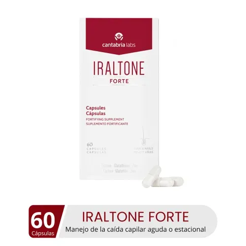 Suplemento Iraltone Forte anticaída capilar - 60 cápsulas