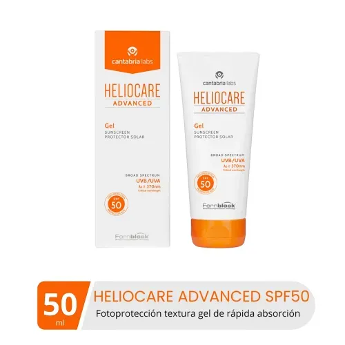 Fotoprotector solar Heliocare Advanced en gel SPF50 - 50 ml