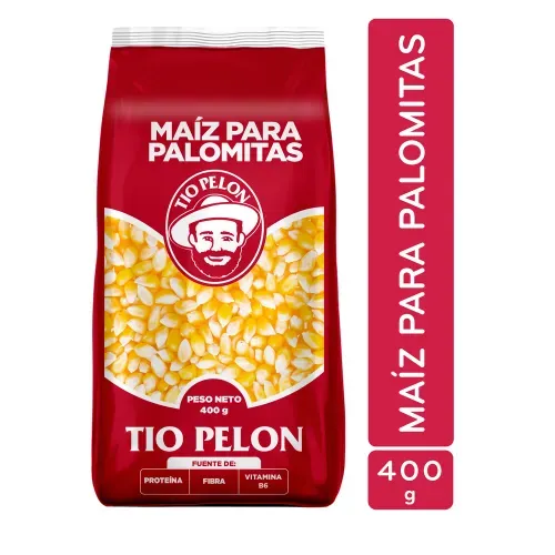 Maiz para palomitas Tío Pelón 400 g