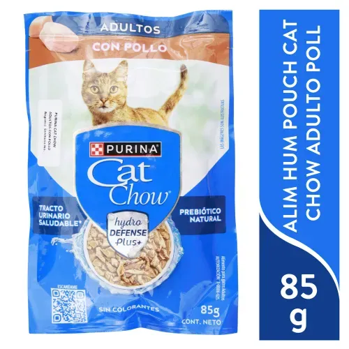 Alimento blando Cat Chow para gato adulto sabor pollo - 85 g