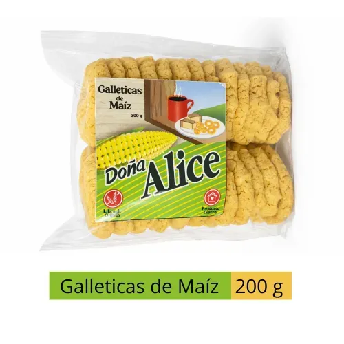 Galletas Dulces Doña Alice De Maíz - 200g