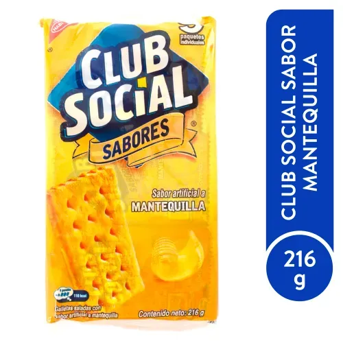 Galleta Club Social Mantequilla 216 g