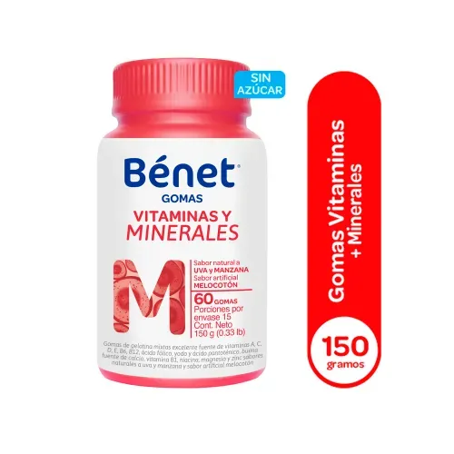 Gomas Bénet Vitaminas y Minerales - 150 g