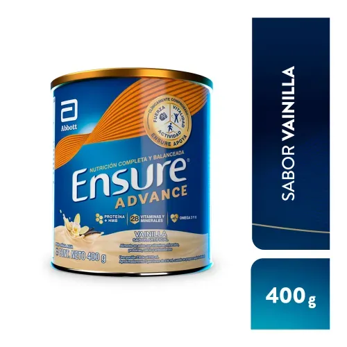 Complemento Ensure Advance® Sabor Vainilla - 400 g