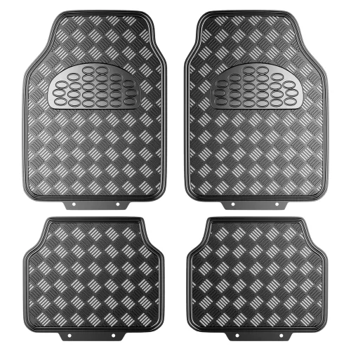 Alfombra Auto Drive De Aluminio Negro