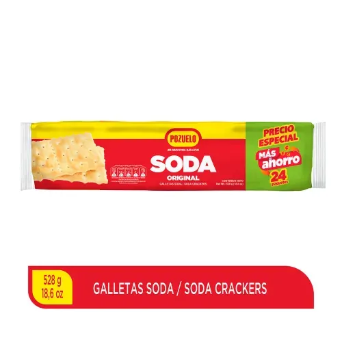 Galleta Pozuelo Soda 24 unidades - 528 g
