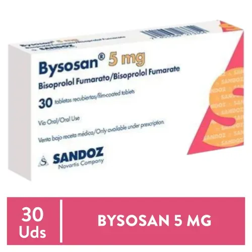 Bysosan 5 mg x 30 Tabs Unidad