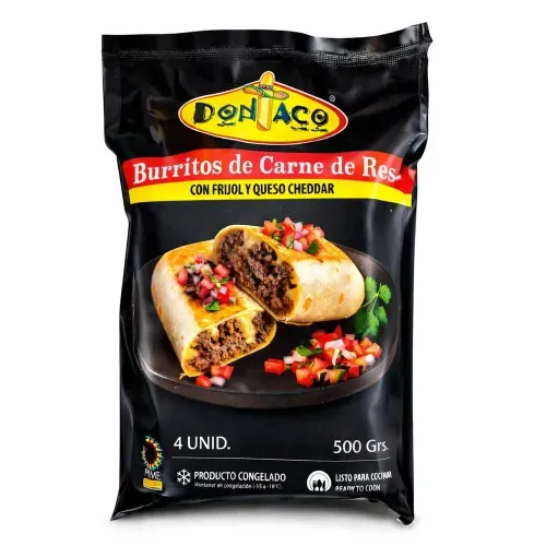 Burrito Don Taco De Res 4 unidades - 500 g