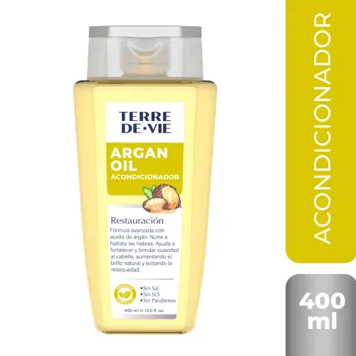 Acondicionador Aceite de Argán Terre De Vie Restauración - 400 ml