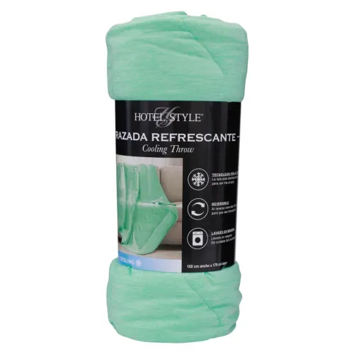 Manta refrescante Hotel Style aquamarina - 152 x 178 cm