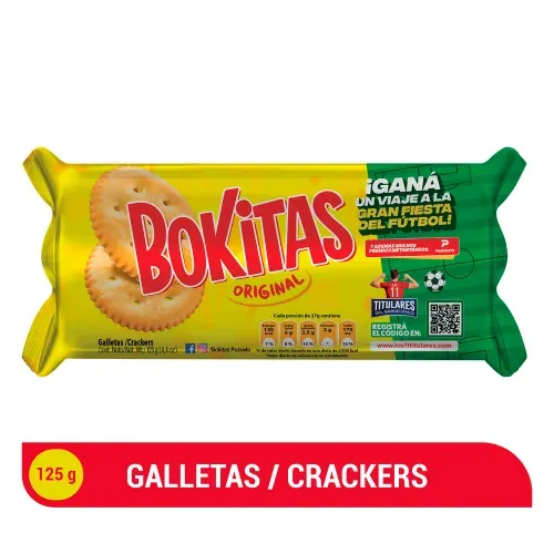 Galletas Pozuelo Bokitas Original Tubo - 125 g