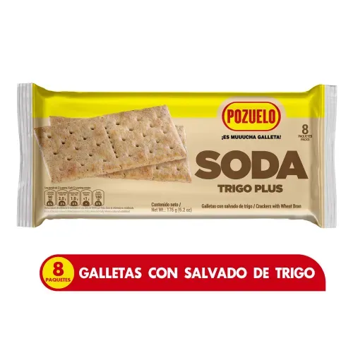 Galletas Pozuelo Soda Trigo Plus - 176 g