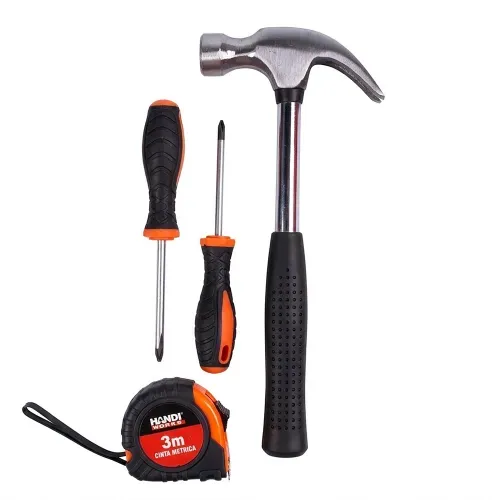 Set Handi Works Herramientas Manuales -4 Piezas