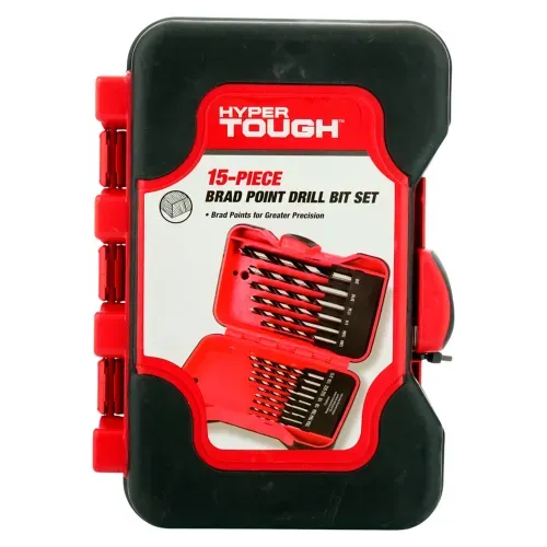 Juego De Brocas Hyper Tough De Punta 15 Piezas