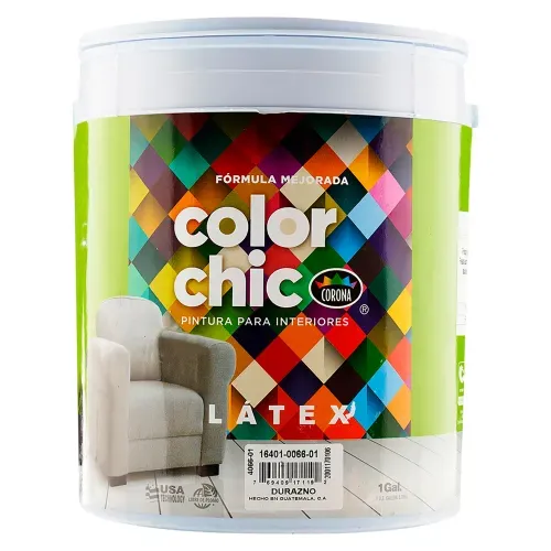 Pintura Latex Color Chic Durazno Galón