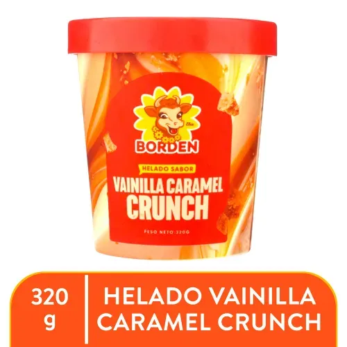 Helado Vainilla Caram Cruch Borden 320g