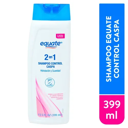 Shampoo Equate 2en1 Control Caspa - 399ml
