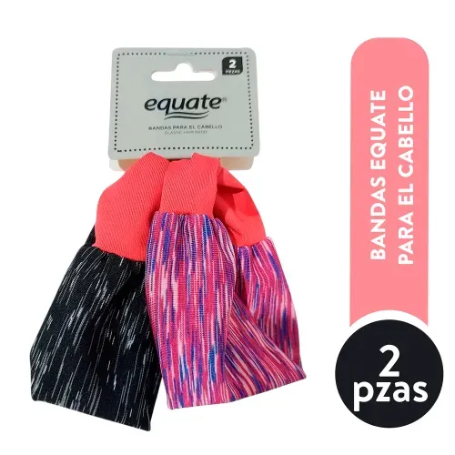 Bandas Equate Para El Cabello 2 Piezas