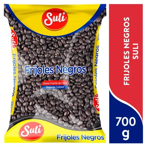 Frijol Suli negro buena fuente de fibra segunda calidad - 700 g
