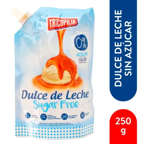 Dulce Leche Tricopilia Sin Azucar 250g
