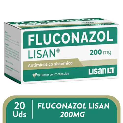 Fluconazol Lisan 200mg X20 Cap Atm