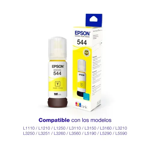 Botella Tinta Epson Amarillo T544