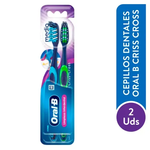 Cepillo dental Oral-B Criss Cross - 2 Uds