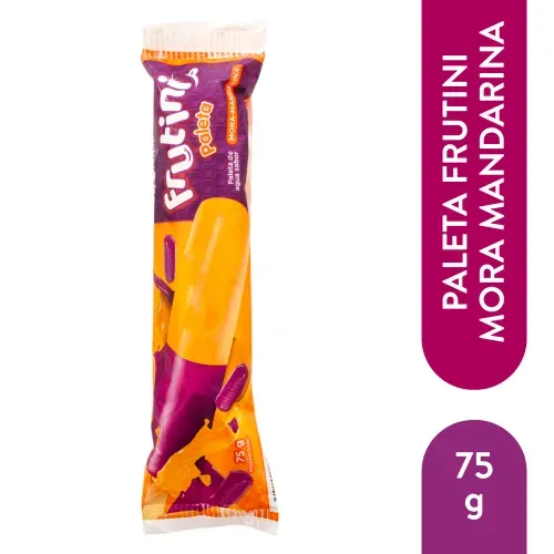 Paleta De Agua Dos Pinos Gallito Frutini Mora - Mandarina - 75g