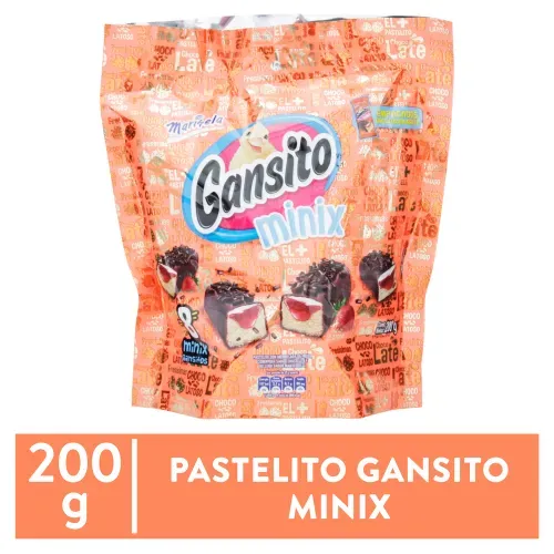 Pastelito Gansito Minix 8p 170 Gr